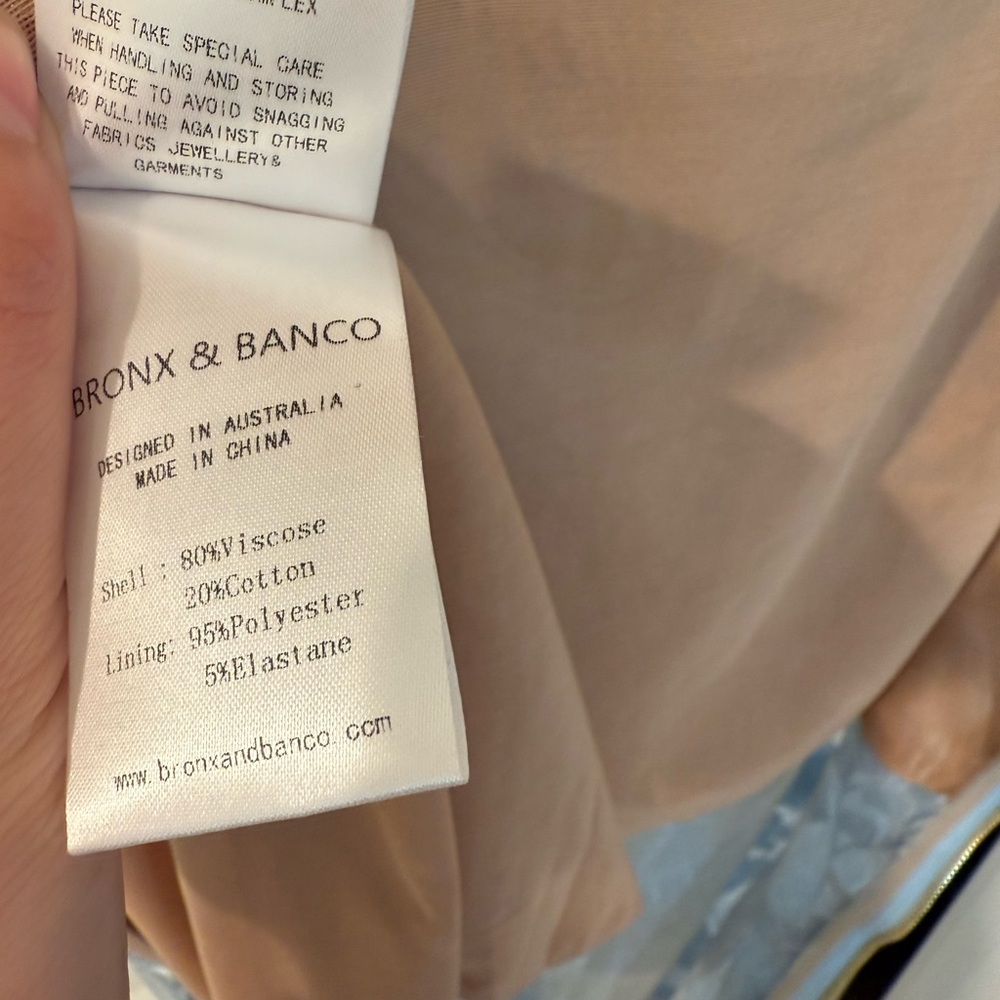 NWOT BRONX AND BANCO JASMINE POWDER BLUE MAXI DRESS - Picture 12 of 17